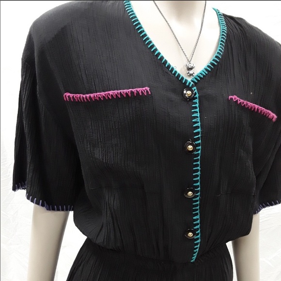 Adolfo Pants - Vintage romper jumper 🦋